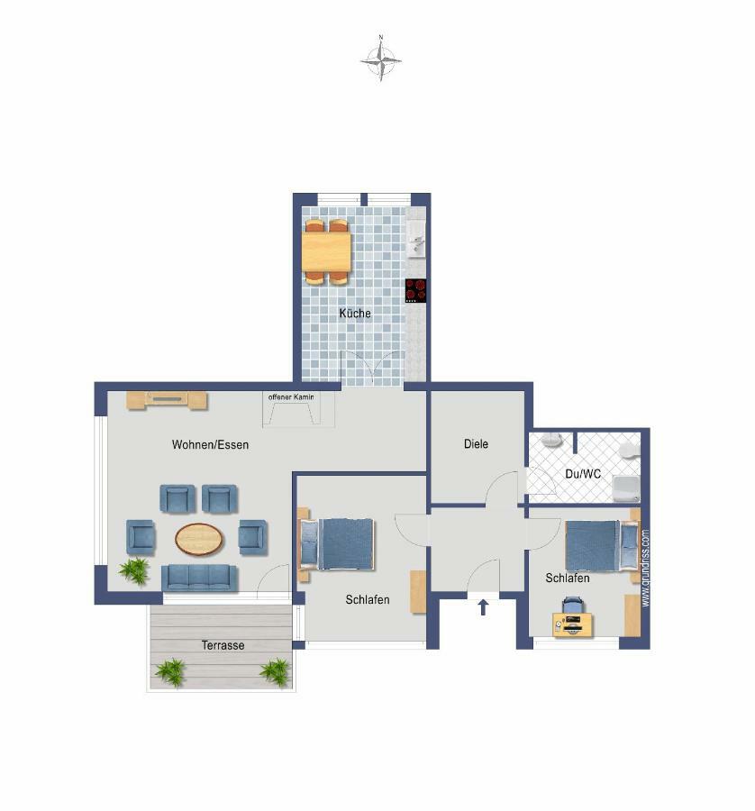 Apartment Premium-lodge Im Der Suedschwede ... Dein Gaestehaus Mitten In Zingst